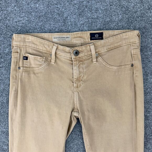 AG Adriano Goldschmied The Zip Up Legging Ankle Pants 25 Skinny Low Rise *READ - Picture 4 of 16